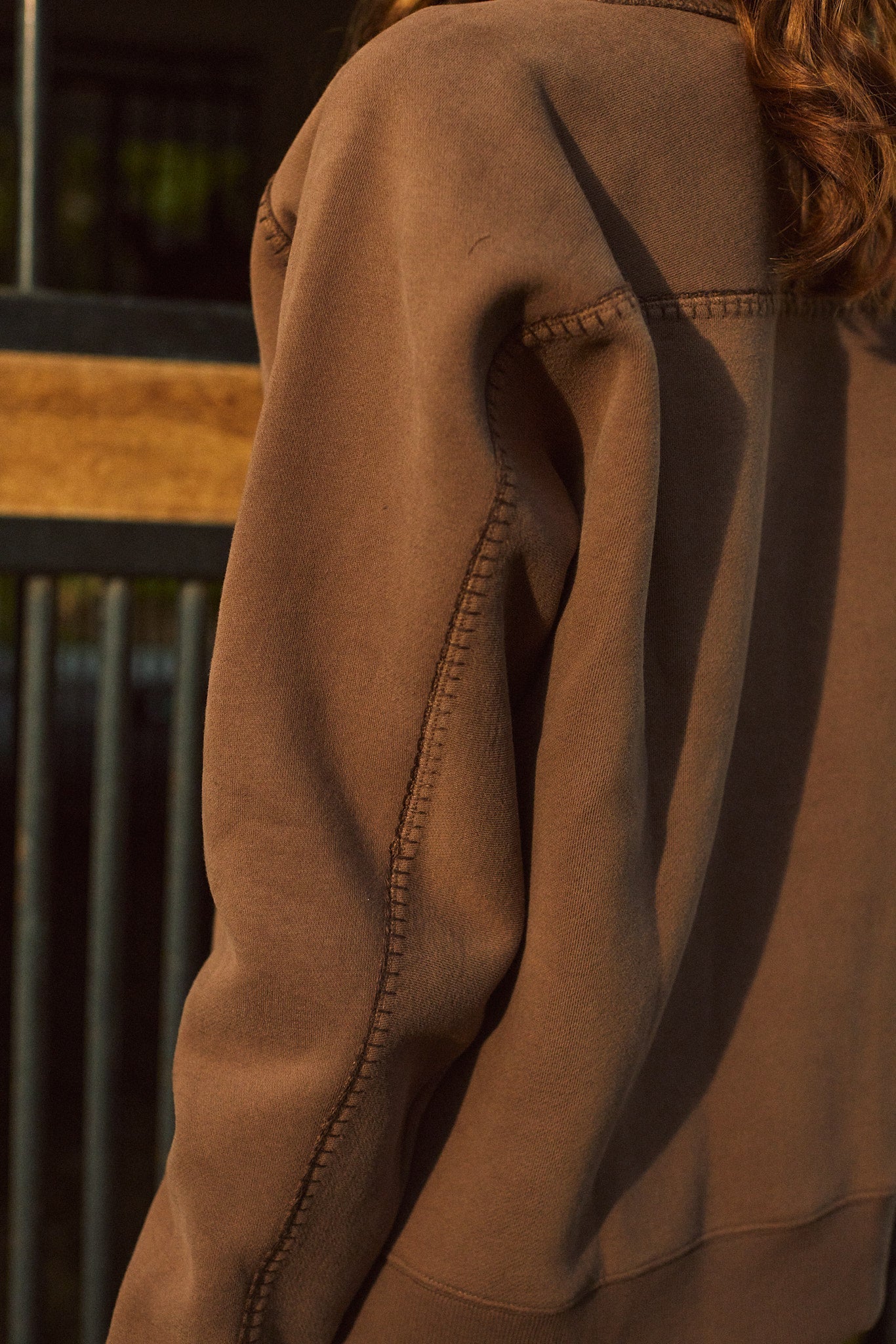 Solid Citizen Equestrian 'Whitney' | Cotton Whipstitch | Over-sized Crewneck Sweatshirt | Teddy - Equiluxe Tack