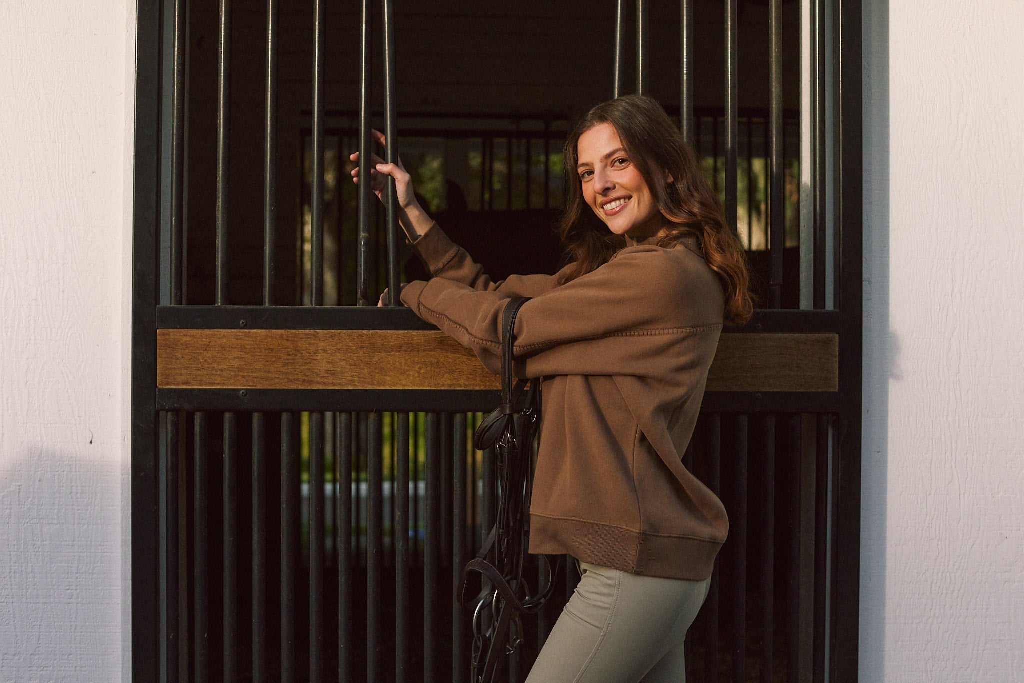 Solid Citizen Equestrian 'Whitney' | Cotton Whipstitch | Over-sized Crewneck Sweatshirt | Teddy - Equiluxe Tack