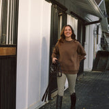 Solid Citizen Equestrian 'Whitney' | Cotton Whipstitch | Over-sized Crewneck Sweatshirt | Teddy - Equiluxe Tack