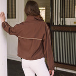 Solid Citizen Equestrian 'Winnie' | High Performance | Windbreaker | Cocoa - Equiluxe Tack