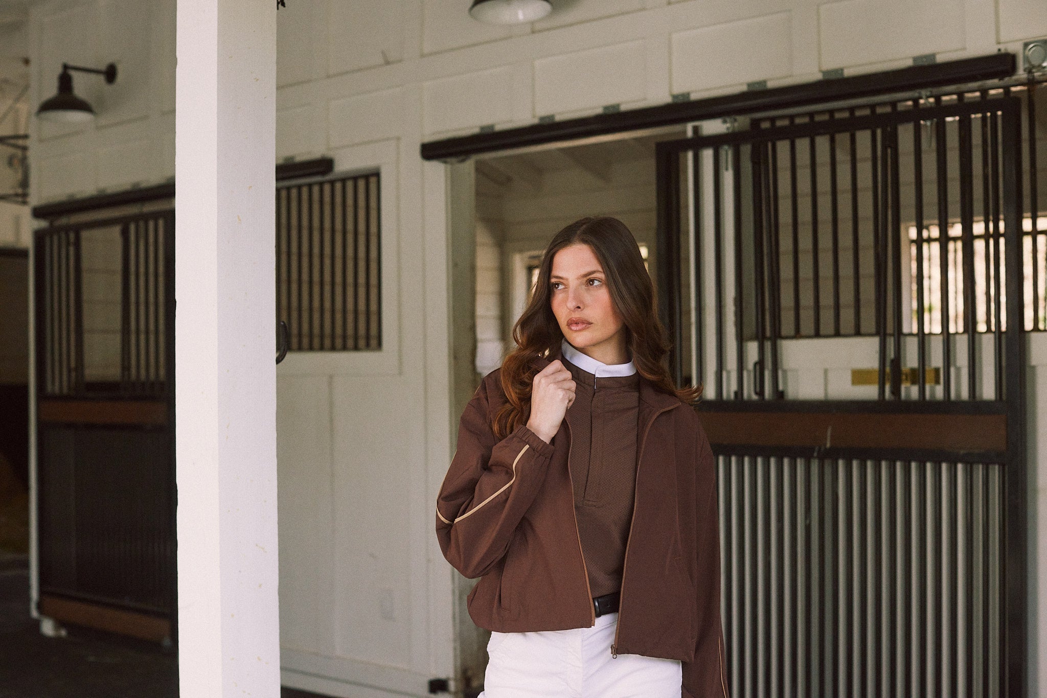 Solid Citizen Equestrian 'Winnie' | High Performance | Windbreaker | Cocoa - Equiluxe Tack