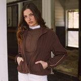 Solid Citizen Equestrian 'Winnie' | High Performance | Windbreaker | Cocoa - Equiluxe Tack