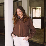 Solid Citizen Equestrian 'Winnie' | High Performance | Windbreaker | Cocoa - Equiluxe Tack