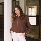 Solid Citizen Equestrian 'Winnie' | High Performance | Windbreaker | Cocoa - Equiluxe Tack