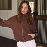 Solid Citizen Equestrian 'Winnie' | High Performance | Windbreaker | Cocoa - Equiluxe Tack