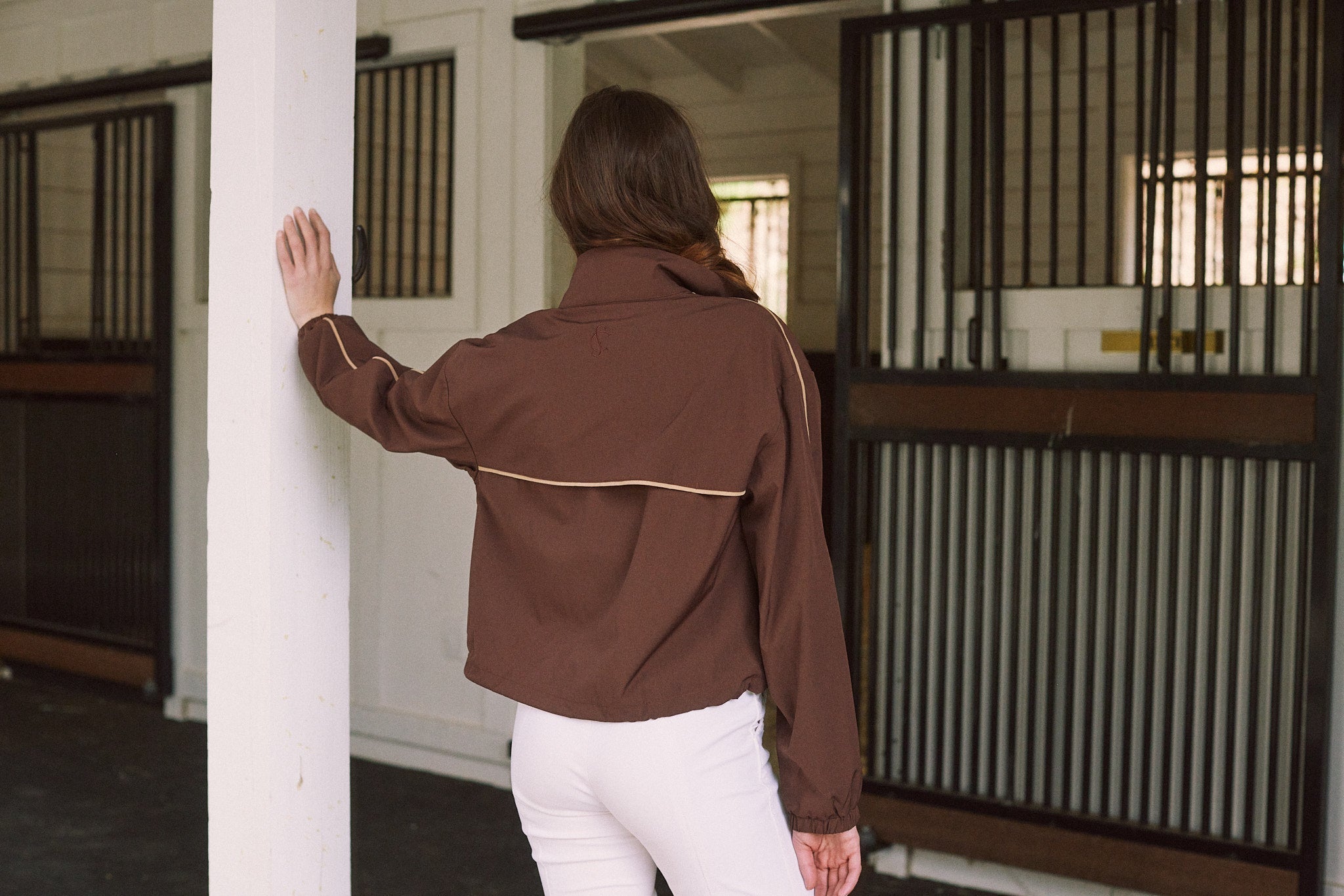 Solid Citizen Equestrian 'Winnie' | High Performance | Windbreaker | Cocoa - Equiluxe Tack