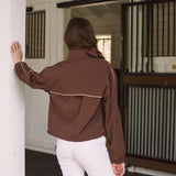 Solid Citizen Equestrian 'Winnie' | High Performance | Windbreaker | Cocoa - Equiluxe Tack