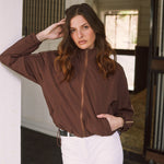Solid Citizen Equestrian 'Winnie' | High Performance | Windbreaker | Cocoa - Equiluxe Tack
