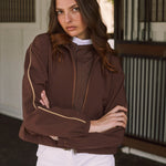 Solid Citizen Equestrian 'Winnie' | High Performance | Windbreaker | Cocoa - Equiluxe Tack