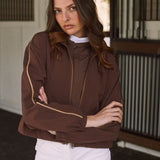 Solid Citizen Equestrian 'Winnie' | High Performance | Windbreaker | Cocoa - Equiluxe Tack