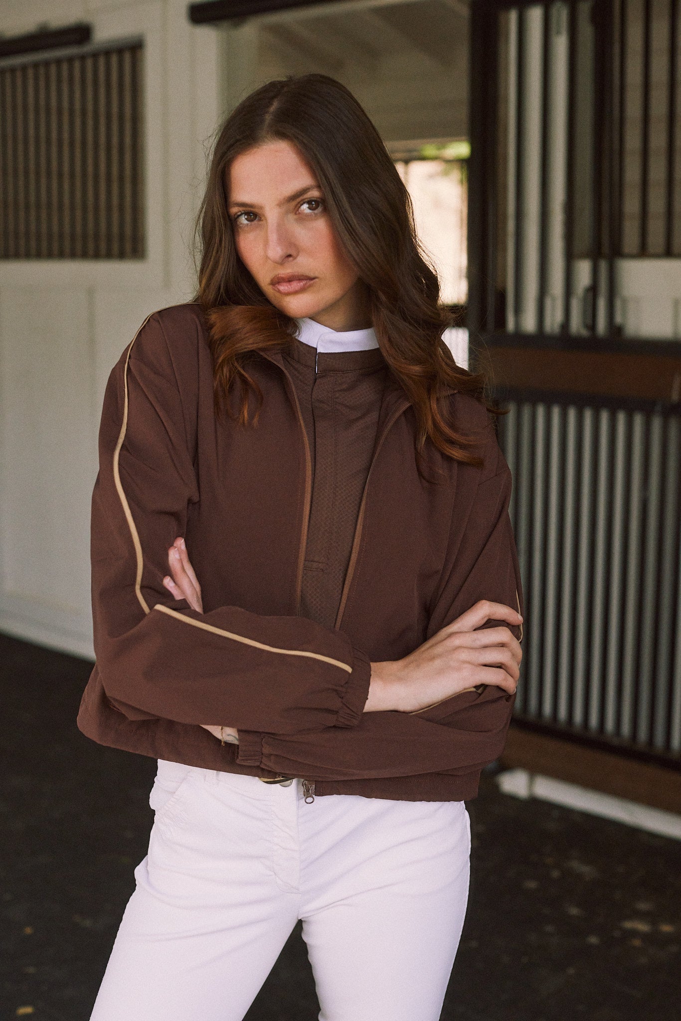 Solid Citizen Equestrian 'Winnie' | High Performance | Windbreaker | Cocoa - Equiluxe Tack