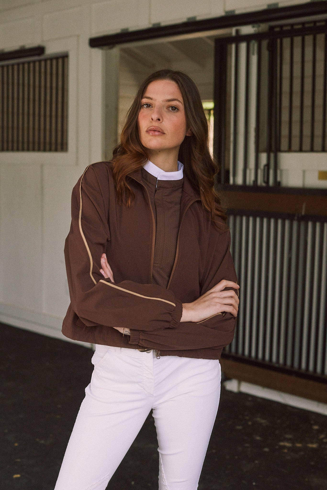 Solid Citizen Equestrian 'Winnie' | High Performance | Windbreaker | Cocoa - Equiluxe Tack