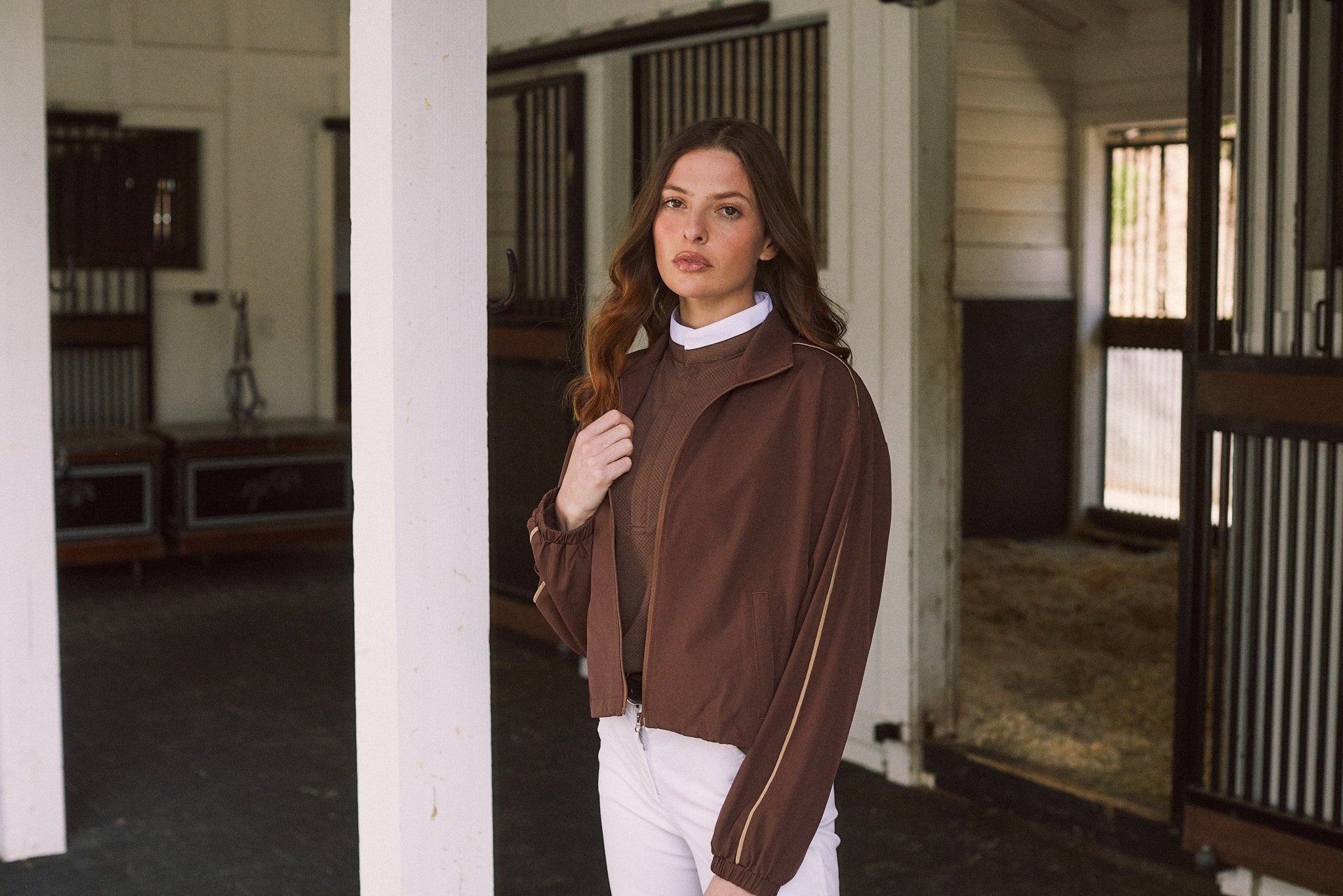 Solid Citizen Equestrian 'Winnie' | High Performance | Windbreaker | Cocoa - Equiluxe Tack