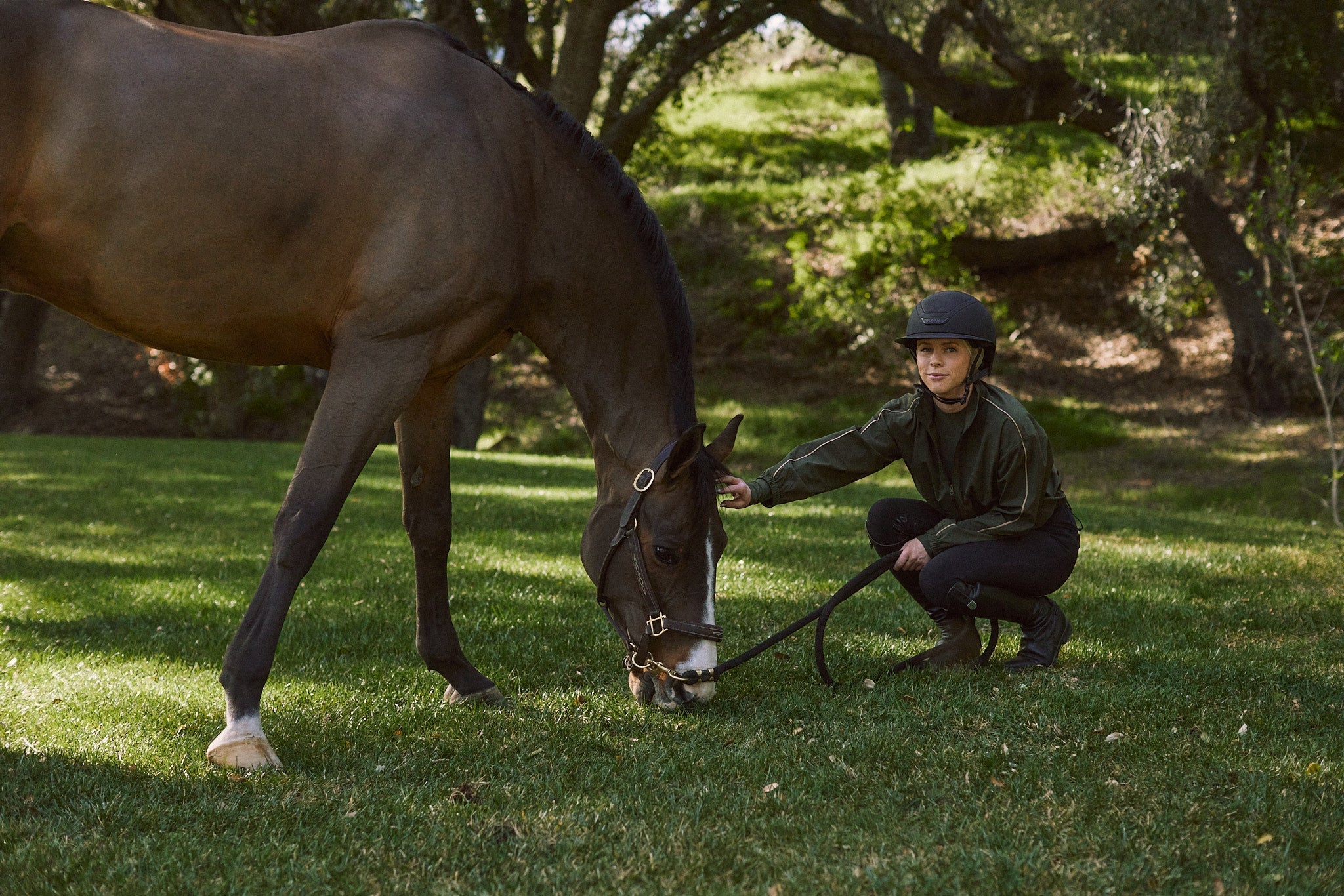 Solid Citizen Equestrian 'Winnie' | High Performance | Windbreaker | Olive - Equiluxe Tack