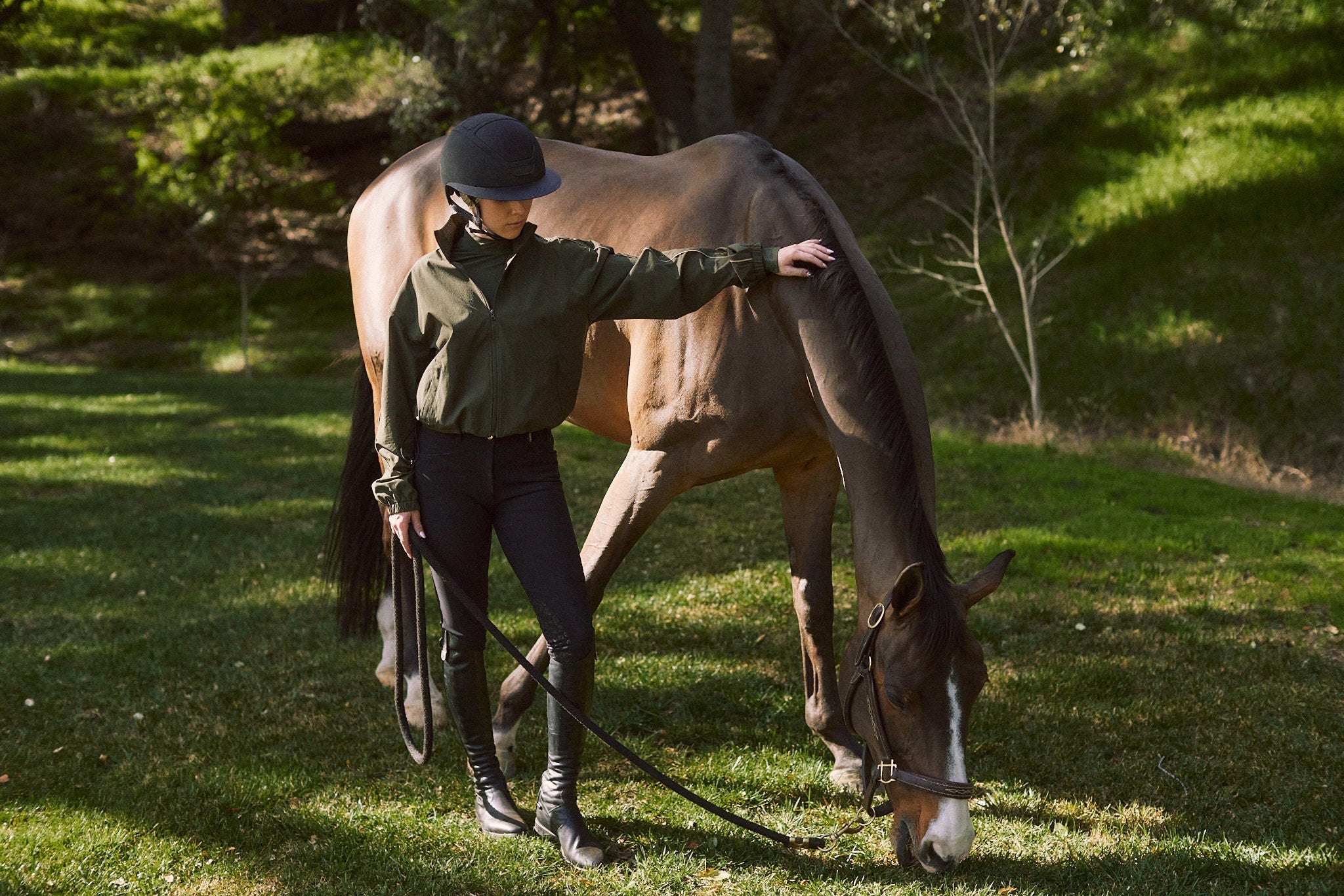 Solid Citizen Equestrian 'Winnie' | High Performance | Windbreaker | Olive - Equiluxe Tack