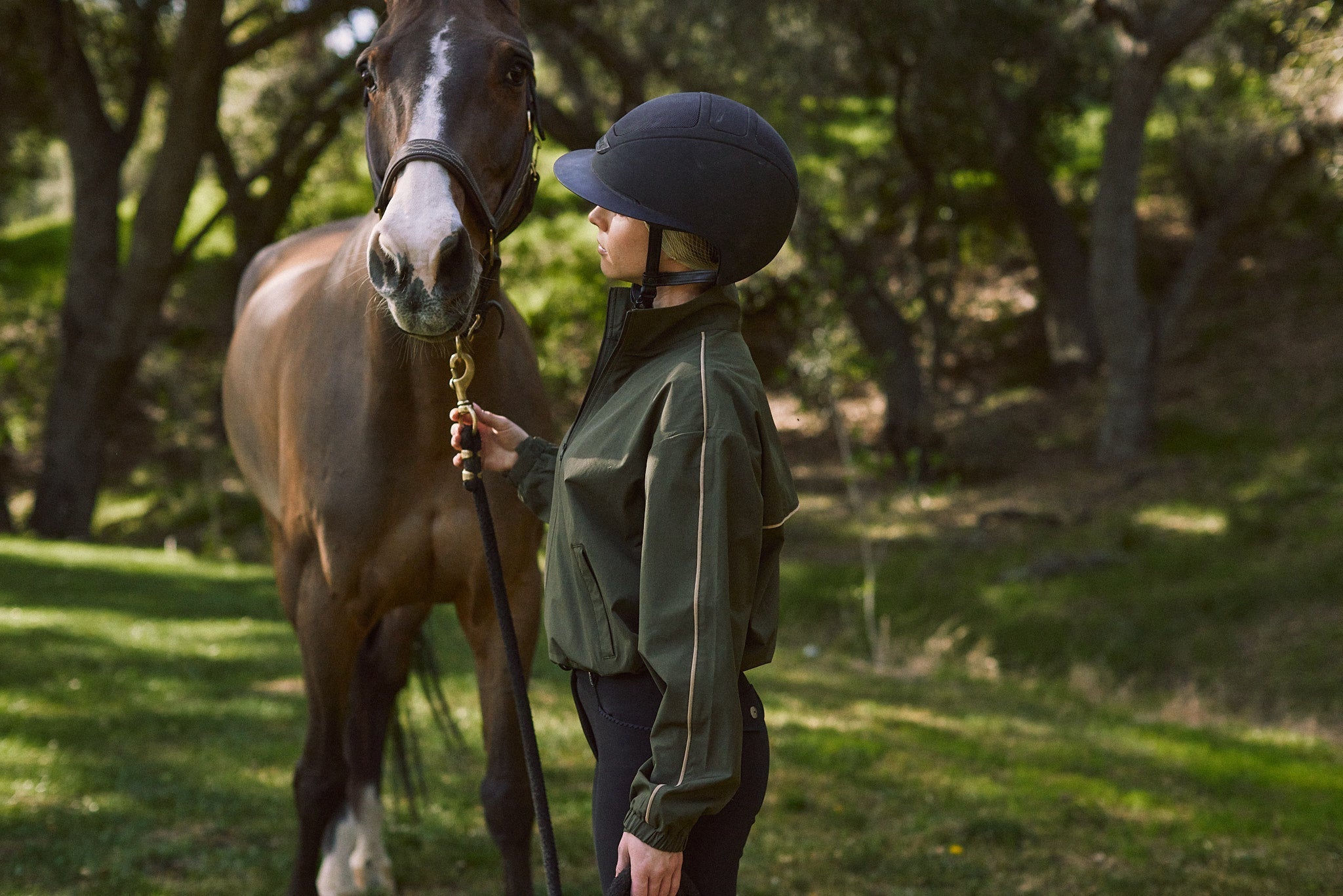 Solid Citizen Equestrian 'Winnie' | High Performance | Windbreaker | Olive - Equiluxe Tack