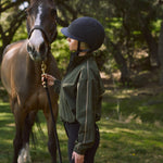 Solid Citizen Equestrian 'Winnie' | High Performance | Windbreaker | Olive - Equiluxe Tack