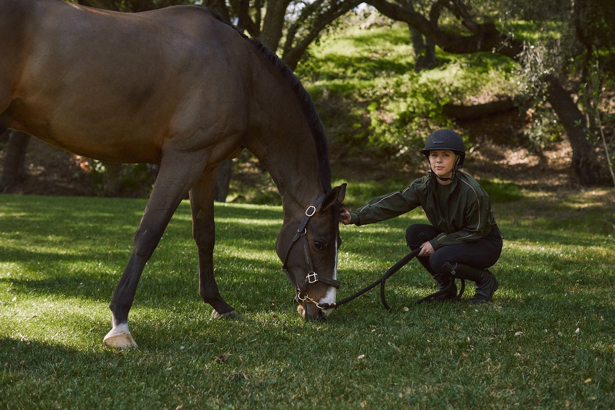 Solid Citizen Equestrian 'Winnie' | High Performance | Windbreaker | Olive - Equiluxe Tack