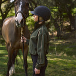 Solid Citizen Equestrian 'Winnie' | High Performance | Windbreaker | Olive - Equiluxe Tack