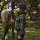 Solid Citizen Equestrian 'Winnie' | High Performance | Windbreaker | Olive - Equiluxe Tack