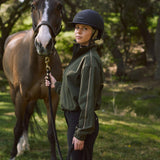 Solid Citizen Equestrian 'Winnie' | High Performance | Windbreaker | Olive - Equiluxe Tack