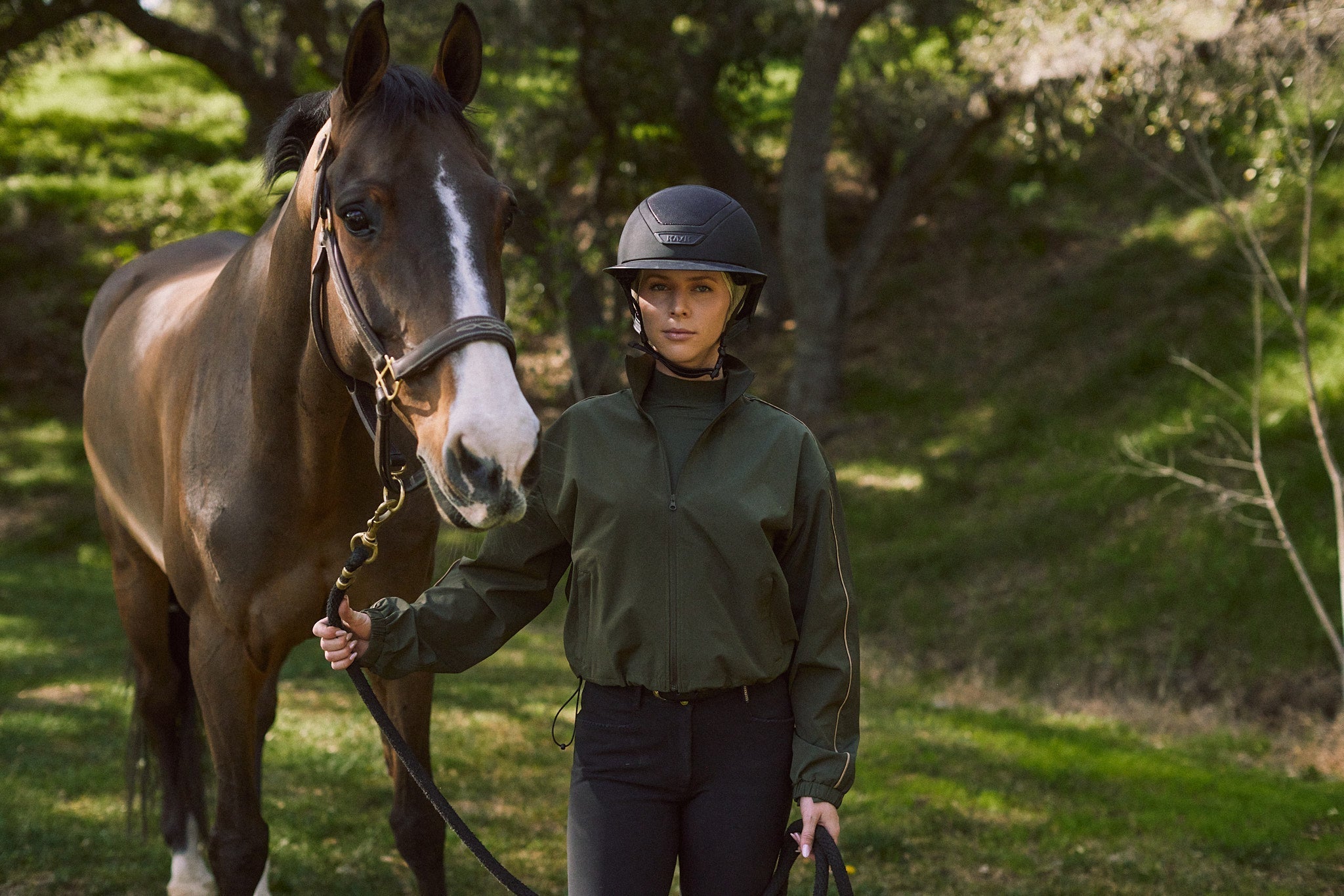 Solid Citizen Equestrian 'Winnie' | High Performance | Windbreaker | Olive - Equiluxe Tack