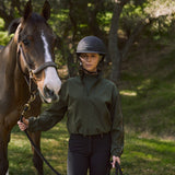 Solid Citizen Equestrian 'Winnie' | High Performance | Windbreaker | Olive - Equiluxe Tack