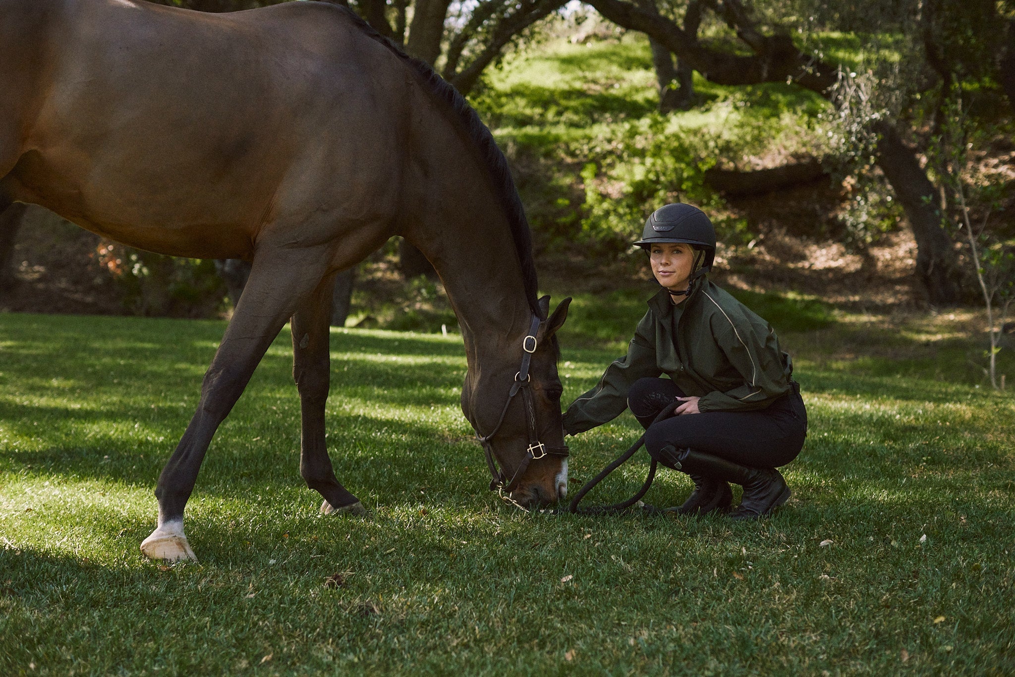 Solid Citizen Equestrian 'Winnie' | High Performance | Windbreaker | Olive - Equiluxe Tack