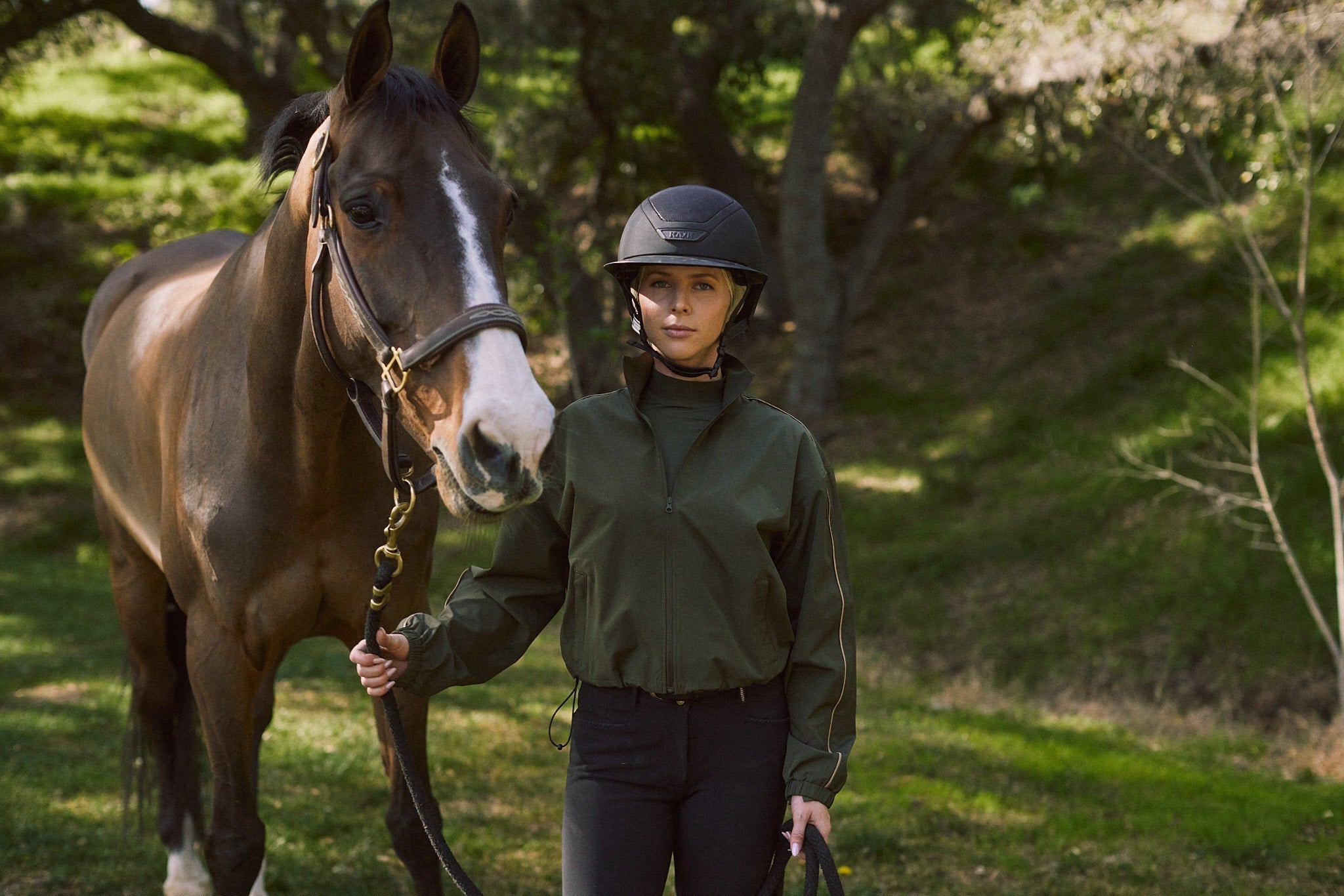Solid Citizen Equestrian 'Winnie' | High Performance | Windbreaker | Olive - Equiluxe Tack