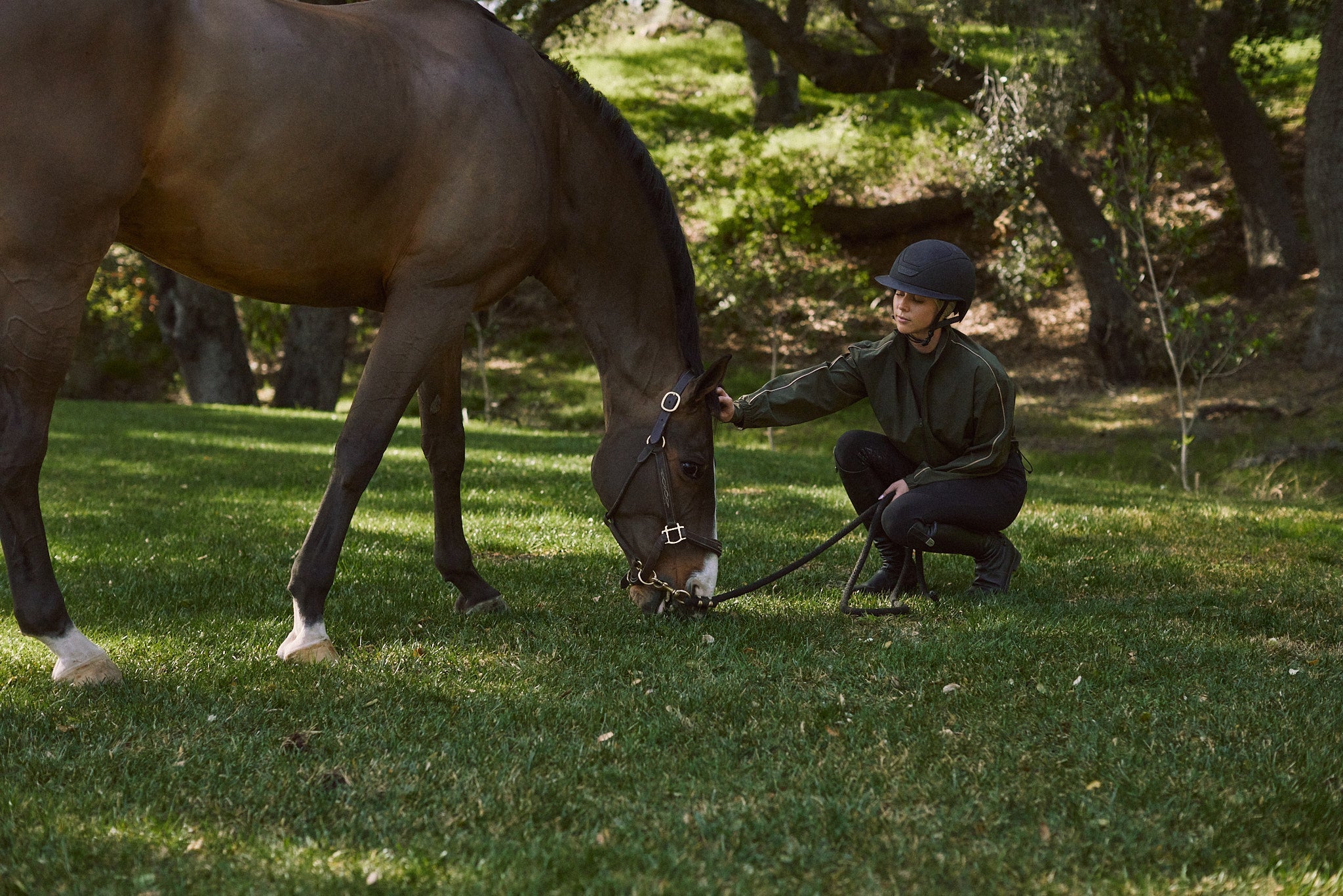Solid Citizen Equestrian 'Winnie' | High Performance | Windbreaker | Olive - Equiluxe Tack
