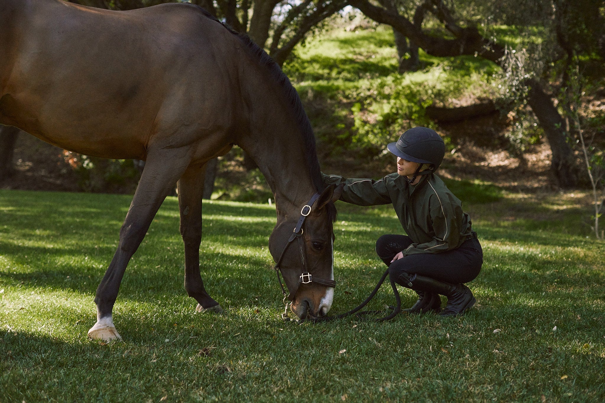 Solid Citizen Equestrian 'Winnie' | High Performance | Windbreaker | Olive - Equiluxe Tack