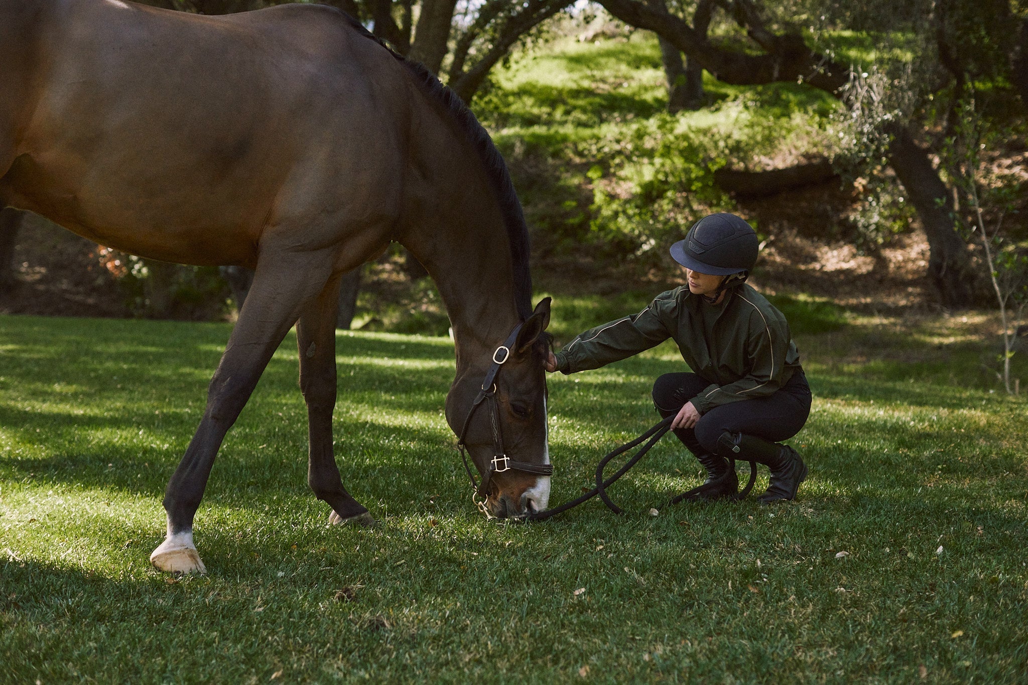 Solid Citizen Equestrian 'Winnie' | High Performance | Windbreaker | Olive - Equiluxe Tack