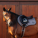 Spaceship Grey Saddle Pad Set - Equestroom - Equiluxe Tack