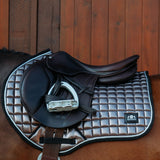 Spaceship Grey Saddle Pad Set - Equestroom - Equiluxe Tack