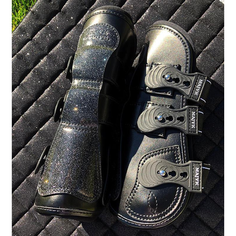 Majyk Equipe Estrella' Sparkle Leather Tendon Boots