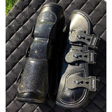 Majyk Equipe Estrella' Sparkle Leather Tendon Boots