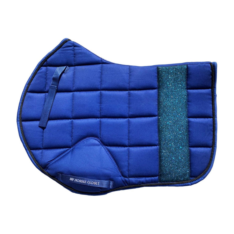 Sparkly Navy Blue Jump Pad - Equiluxe Tack