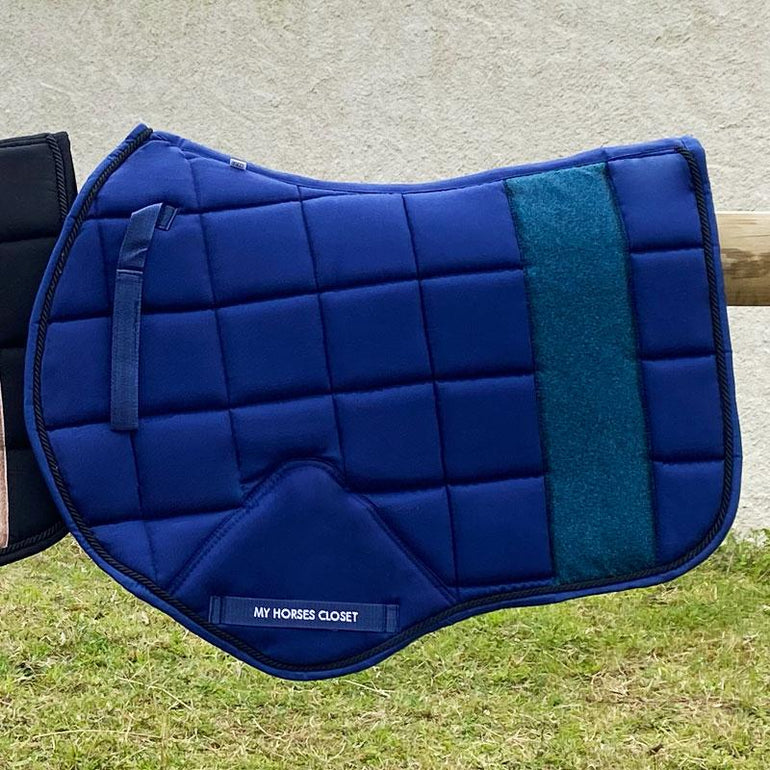Sparkly Navy Blue Jump Pad - Equiluxe Tack