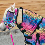 Star Point Horsemanship Hooded Printed Mesh UV Fly Sheets - 38 - 80" - Star Point Horsemanship - Equiluxe Tack