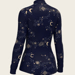  Stars on Navy Quarter Zip Sun Shirt - Espoir Equestrian - Equiluxe Tack