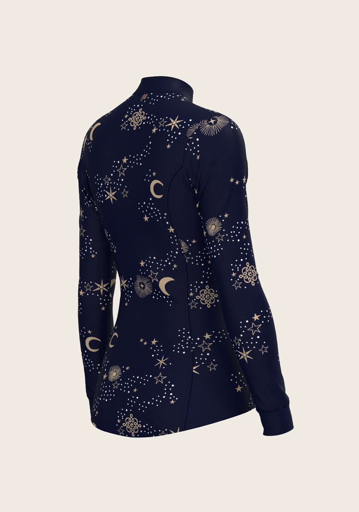  Stars on Navy Quarter Zip Sun Shirt - Espoir Equestrian - Equiluxe Tack