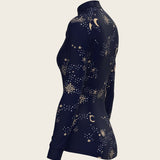  Stars on Navy Quarter Zip Sun Shirt - Espoir Equestrian - Equiluxe Tack