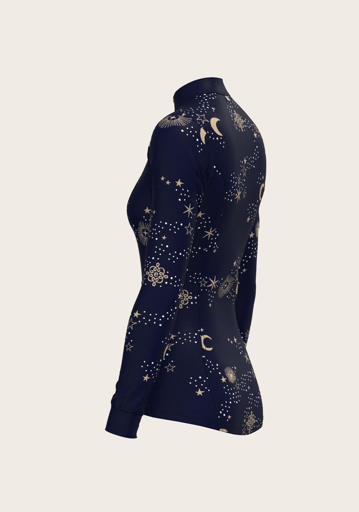  Stars on Navy Quarter Zip Sun Shirt - Espoir Equestrian - Equiluxe Tack