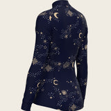  Stars on Navy Quarter Zip Sun Shirt - Espoir Equestrian - Equiluxe Tack