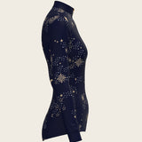  Stars on Navy Quarter Zip Sun Shirt - Espoir Equestrian - Equiluxe Tack