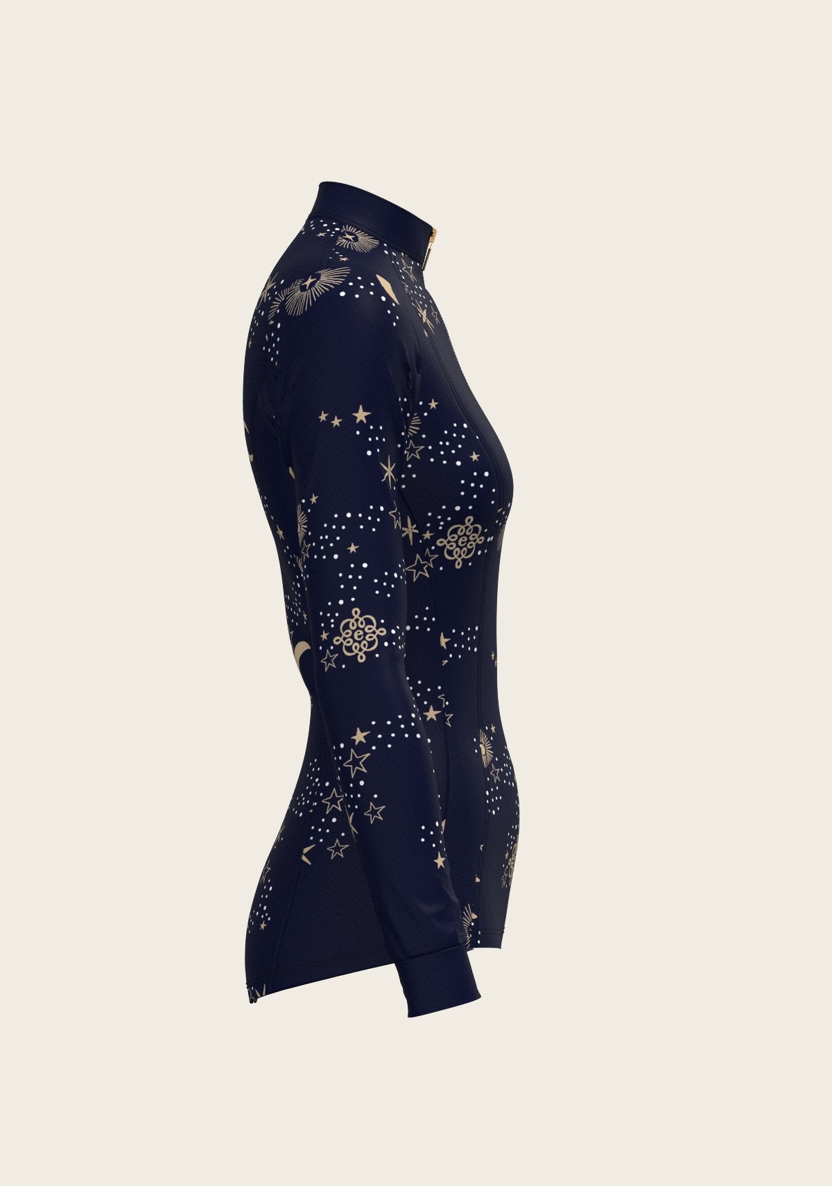  Stars on Navy Quarter Zip Sun Shirt - Espoir Equestrian - Equiluxe Tack