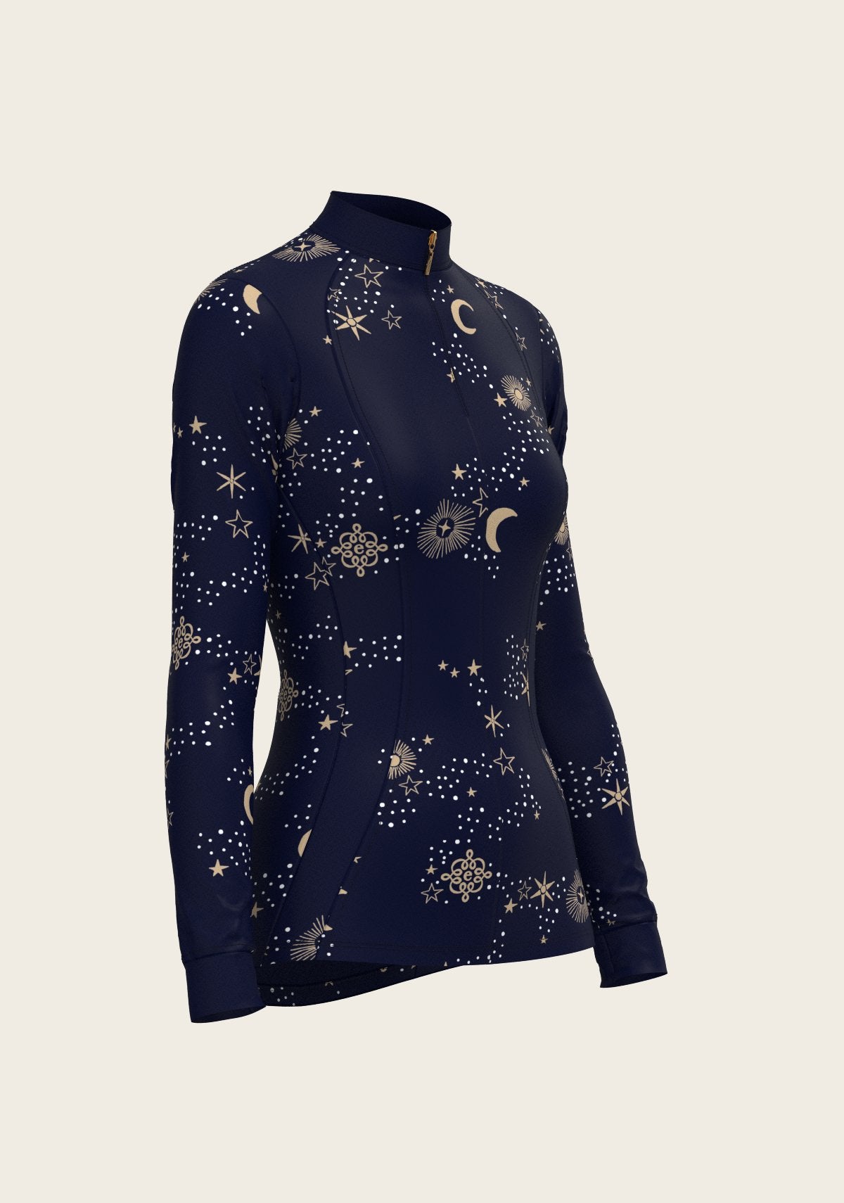  Stars on Navy Quarter Zip Sun Shirt - Espoir Equestrian - Equiluxe Tack