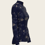  Stars on Navy Quarter Zip Sun Shirt - Espoir Equestrian - Equiluxe Tack