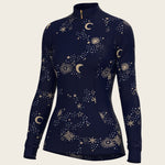  Stars on Navy Quarter Zip Sun Shirt - Espoir Equestrian - Equiluxe Tack