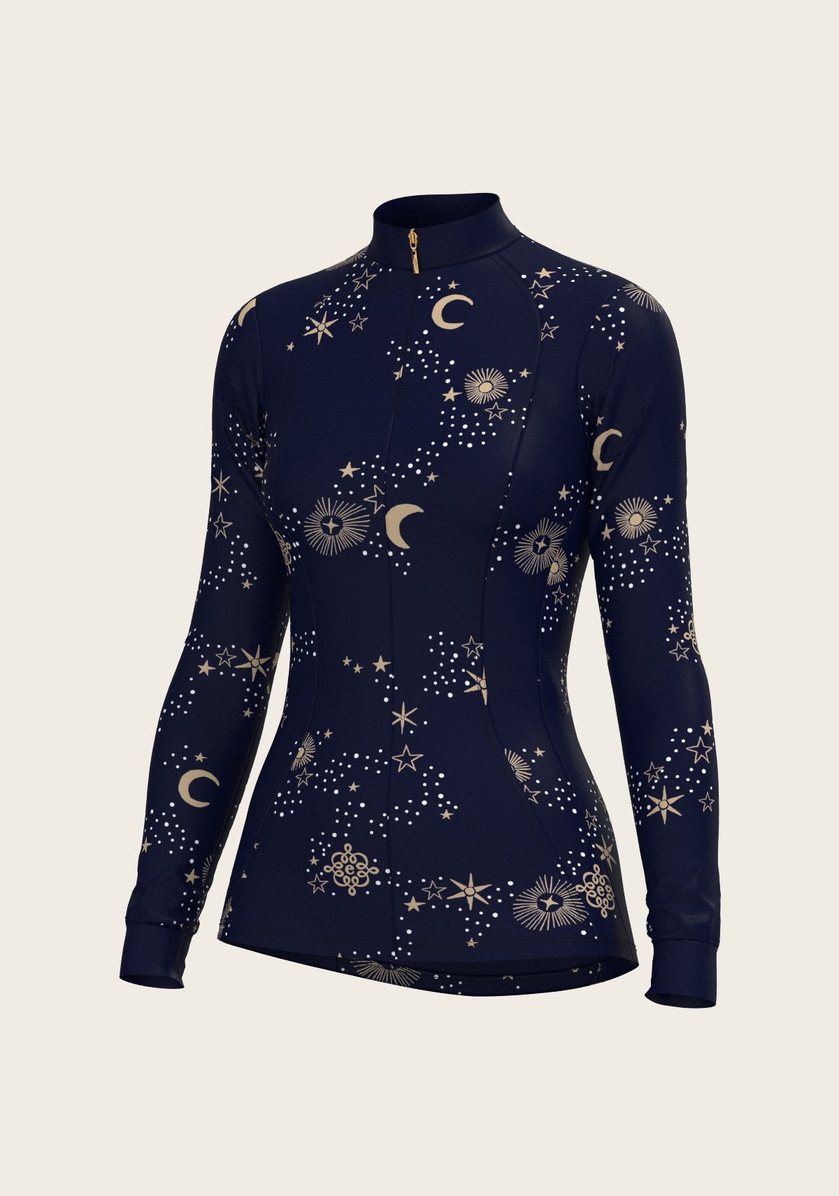  Stars on Navy Quarter Zip Sun Shirt - Espoir Equestrian - Equiluxe Tack